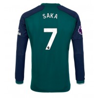 Camiseta Arsenal Bukayo Saka #7 Tercera Equipación Replica 2023-24 mangas largas